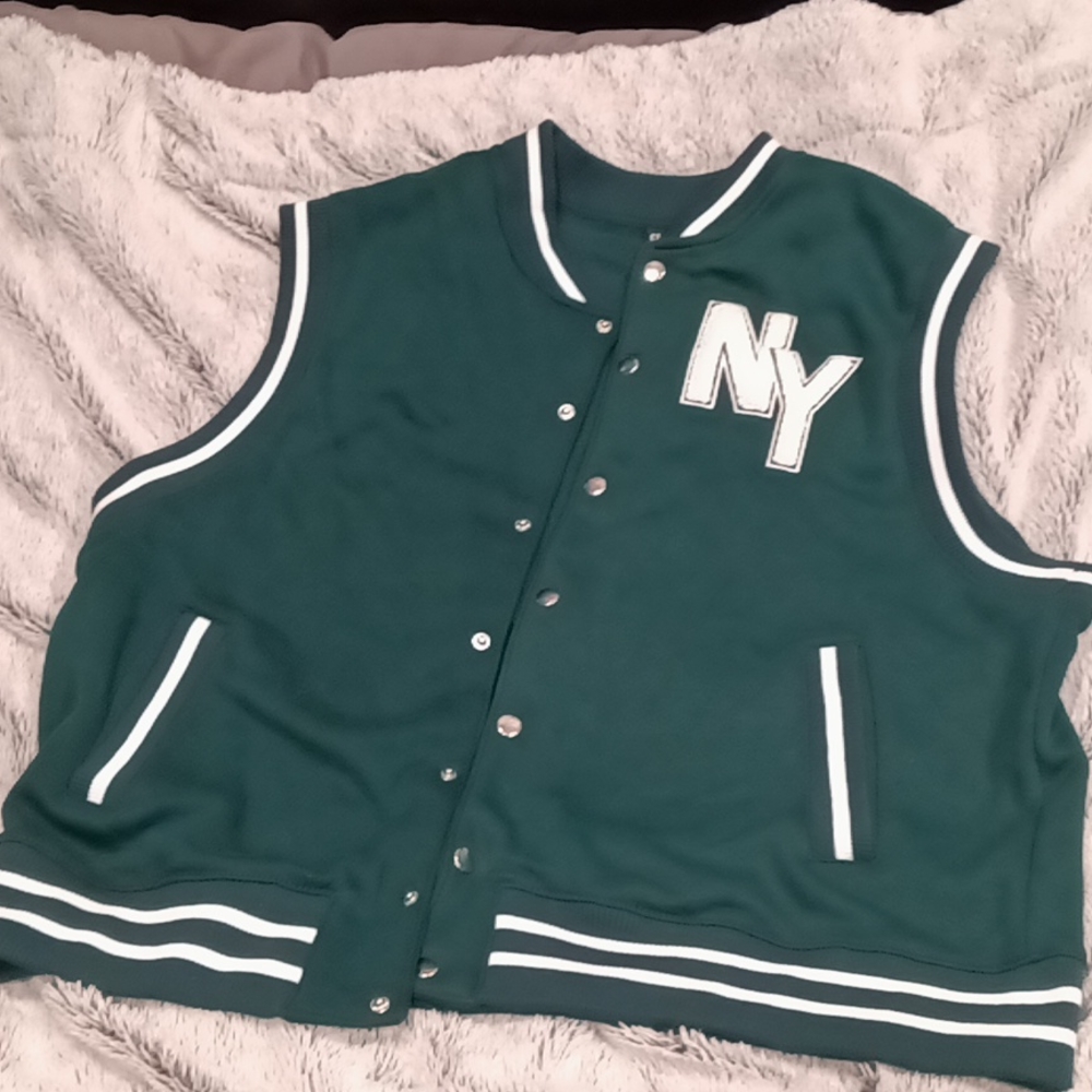 Oversized Varsity Vest